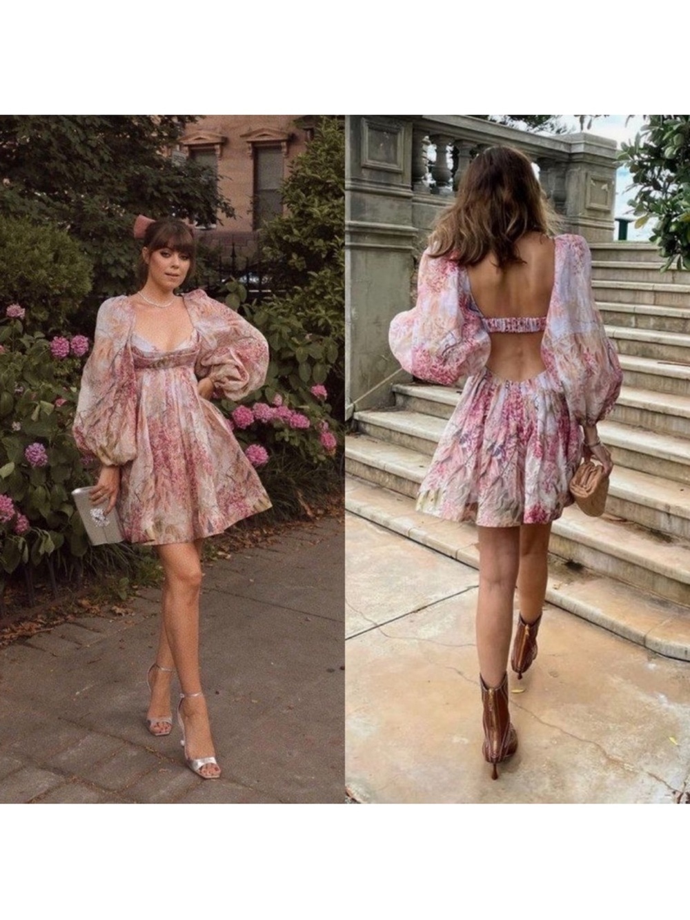 Zimmermann Wild Botanica Bralette Mini Dress Floral 1 EUC